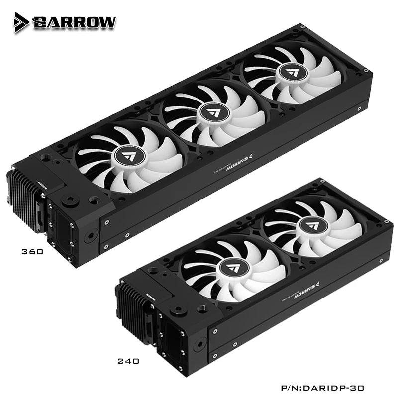 BARROW 240/360 мм радиатор + 17 Вт PWM насос вентилятор встроенный водяного охлаждения ITX
