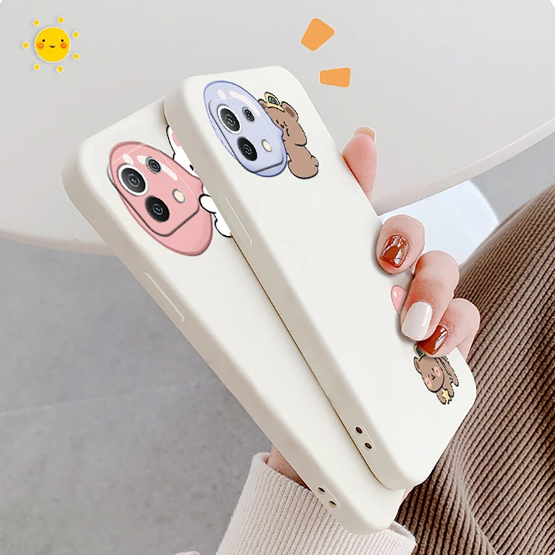 Cartoon Rabbit Bear Cases for iPhone 13 12 11 Pro Max 12 13 Mini Pro Max X XR XS MAX SE 2020 8 7 6 6S Plus Liquid Silicone Cover
Cartoon Rabbit Bear Cases for iPhone 13 12 11 Pro Max 12 13 Mini Pro Max X XR XS MAX SE 2020 8 7 6 6S Plus Liquid Silicone Cover