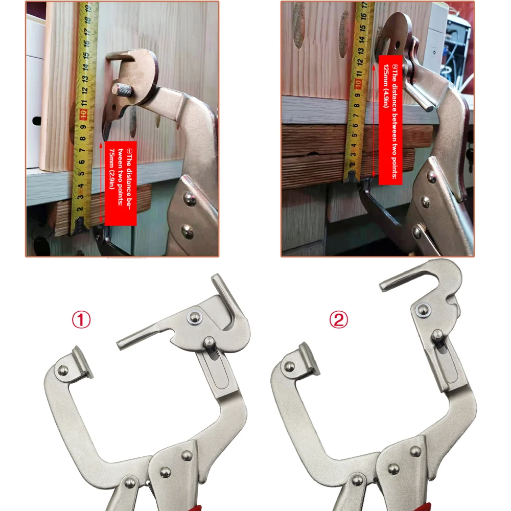 Right Angle Clip Woodworking Oblique Hole Clamp 10.2 CM Jaw Capacity Adjustable Clamping Force Easy Remove DIY Hand Tools
Right Angle Clip Woodworking Oblique Hole Clamp 10.2 CM Jaw Capacity Adjustable Clamping Force Easy Remove DIY Hand Tools