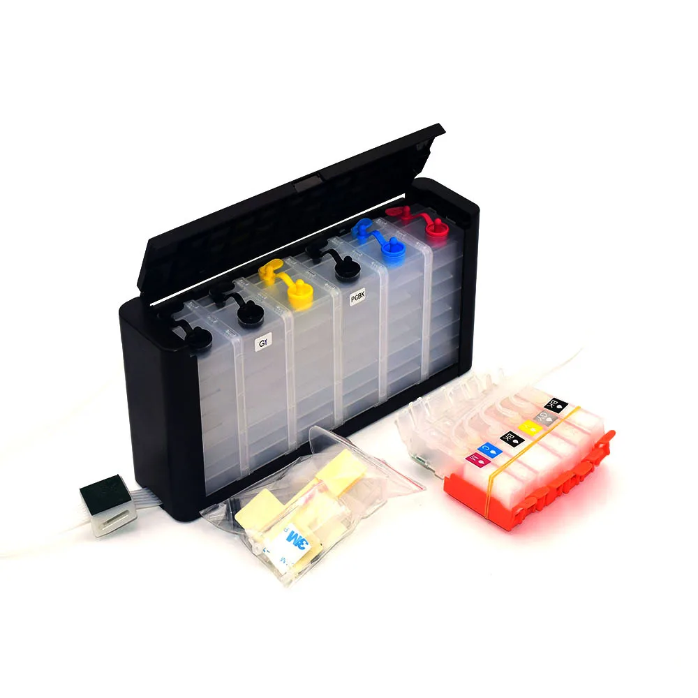 6 color PGI-370 CLI-371 Ciss system for Canon PIXMA MG7730 MG6930 Inkjet Printer PGI370 CLI371 with ARC Chip
6 color PGI-370 CLI-371 Ciss system for Canon PIXMA MG7730 MG6930 Inkjet Printer PGI370 CLI371 with ARC Chip