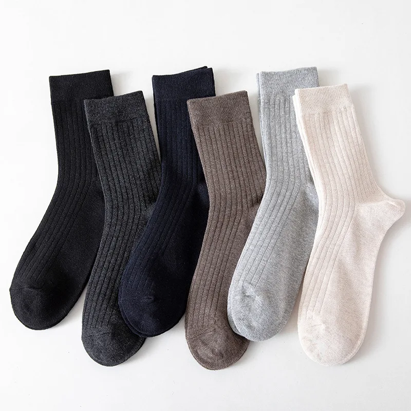 New Products for Autumn and Winter Pure Color Vertical Strip Men Socks Classic Casual and Comfortable Cotton Socks Adult Sock
New Products for Autumn and Winter Pure Color Vertical Strip Men Socks Classic Casual and Comfortable Cotton Socks Adult Sock