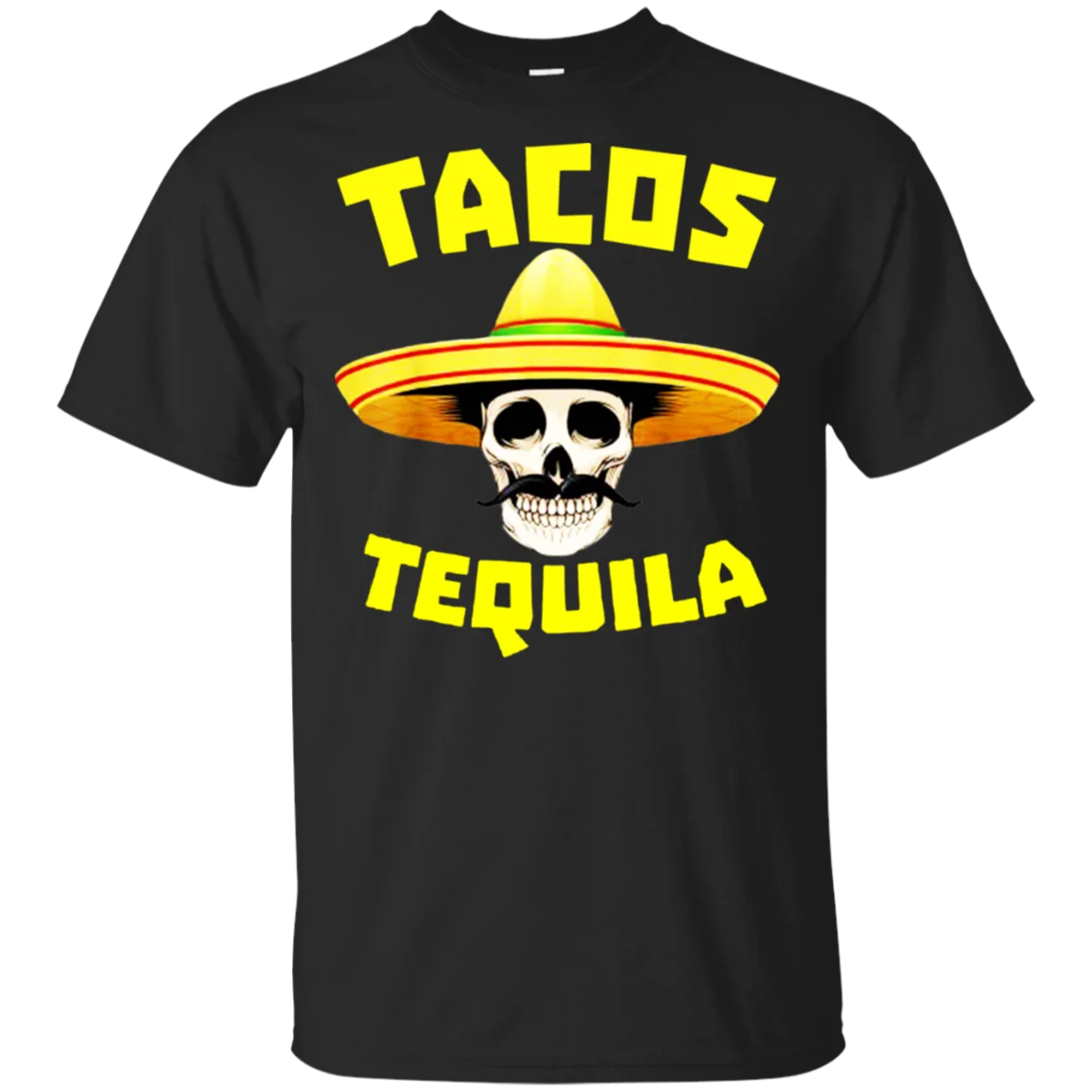 Футболка Tacos teквила мексиканская еда питьевая футболка черный темно синий для