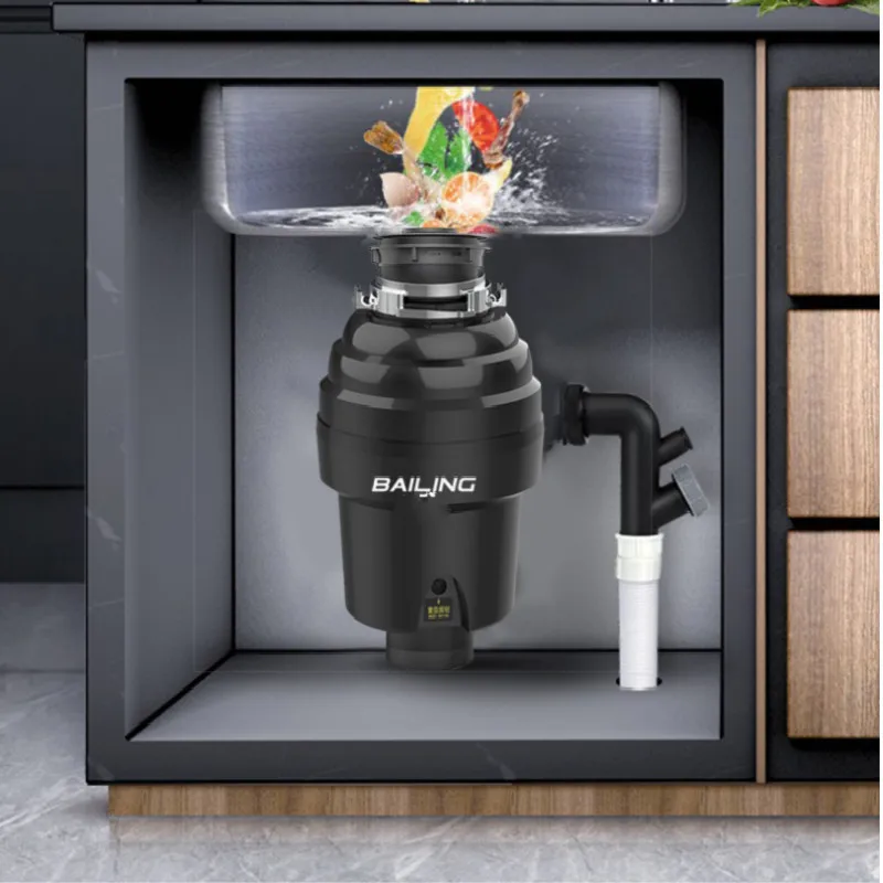 Alimentos trituradora residuos alimentos acero inoxedual molinillo cocina dispositivo para fregadero|Измельчители пищевых