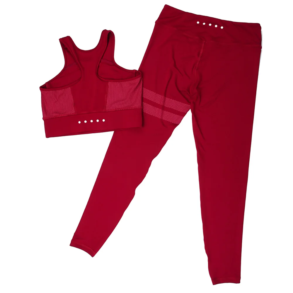 Hot Sale 2PCS/Set 2020 Workout Fitness Women Yoga Suit Crop Top and Full Pants Stretchy Sport Set High Waist Sports Legging Gym
Hot Sale 2PCS/Set 2020 Workout Fitness Women Yoga Suit Crop Top and Full Pants Stretchy Sport Set High Waist Sports Legging Gym