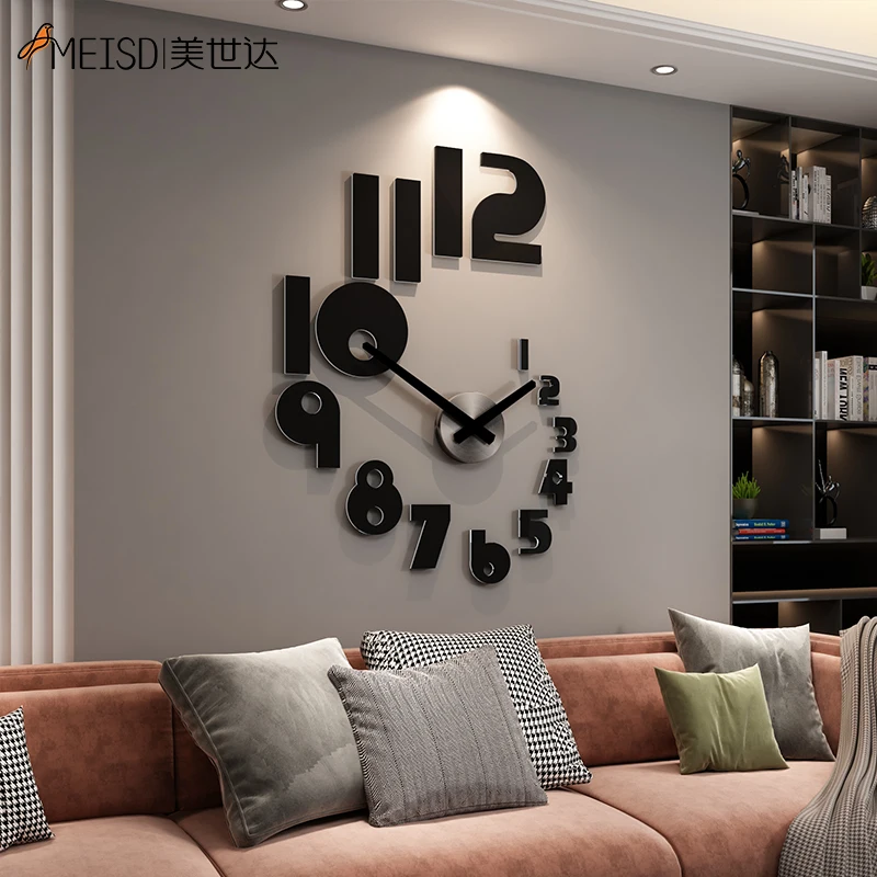 MEISD Decorative Wall Clock Modern Design Mirror Stickers Clocks Living Room Home Decor Home Watch Pointer Horloge Free Shipping
MEISD Decorative Wall Clock Modern Design Mirror Stickers Clocks Living Room Home Decor Home Watch Pointer Horloge Free Shipping