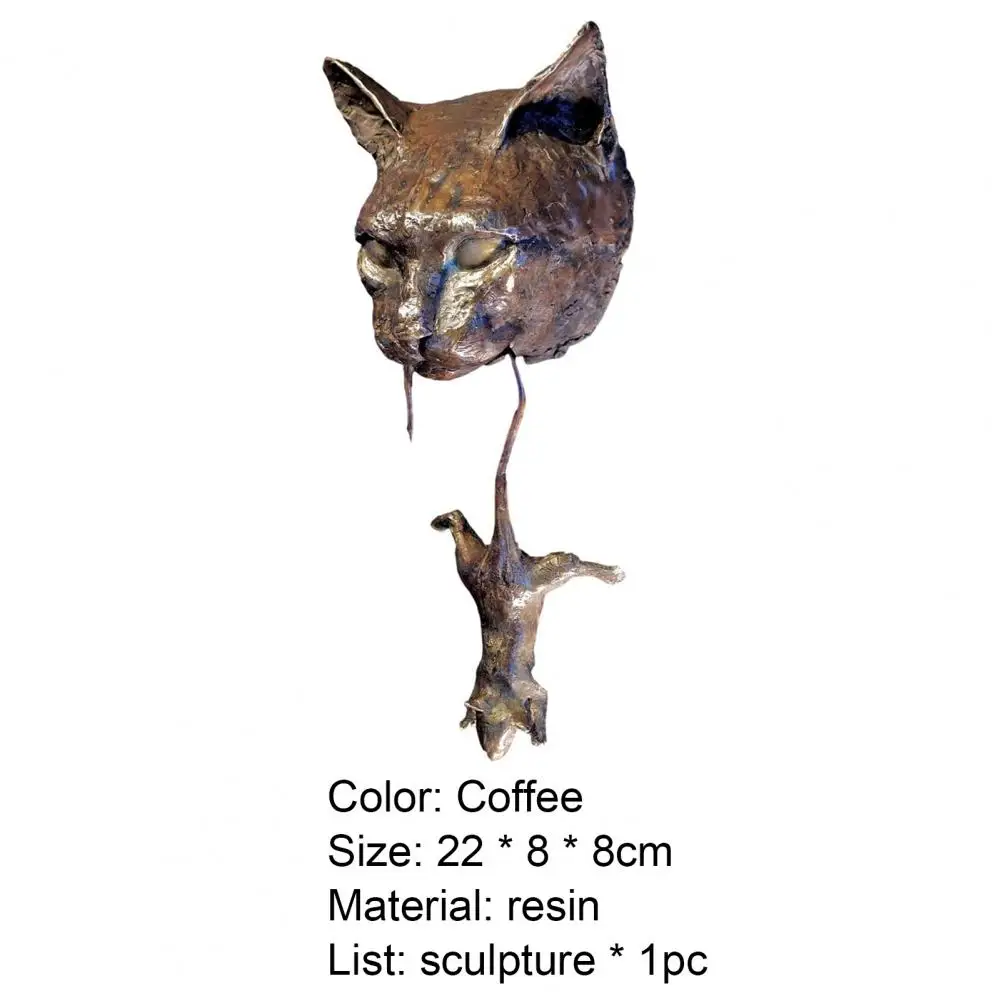 Hot Sales!! Door Sculpture Decorative Practical Coffee Cats Mouse Wall Hanging Knocker for Home
Hot Sales!! Door Sculpture Decorative Practical Coffee Cats Mouse Wall Hanging Knocker for Home