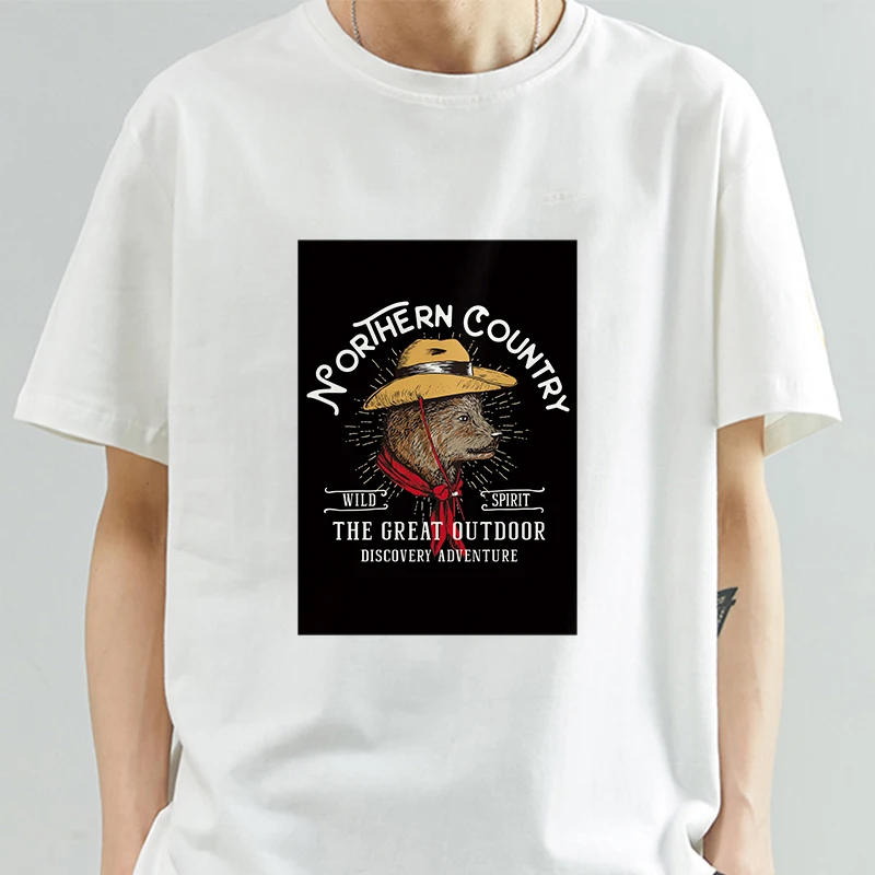 Morthern Country Wild Spirit The Great Outdoor Discovery Adventure Men T Shirt Squirrel Print T-shirt White Cotton Summer Top
Morthern Country Wild Spirit The Great Outdoor Discovery Adventure Men T Shirt Squirrel Print T-shirt White Cotton Summer Top
