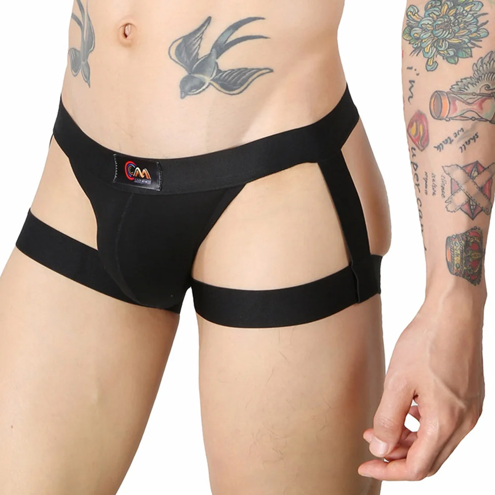Jockstrap Mens Sexy Low Rise Pouch Briefs G-string Backless Strappy Bondage Underwear Buttocks Hollow Low Waist Short Panties
Jockstrap Mens Sexy Low Rise Pouch Briefs G-string Backless Strappy Bondage Underwear Buttocks Hollow Low Waist Short Panties