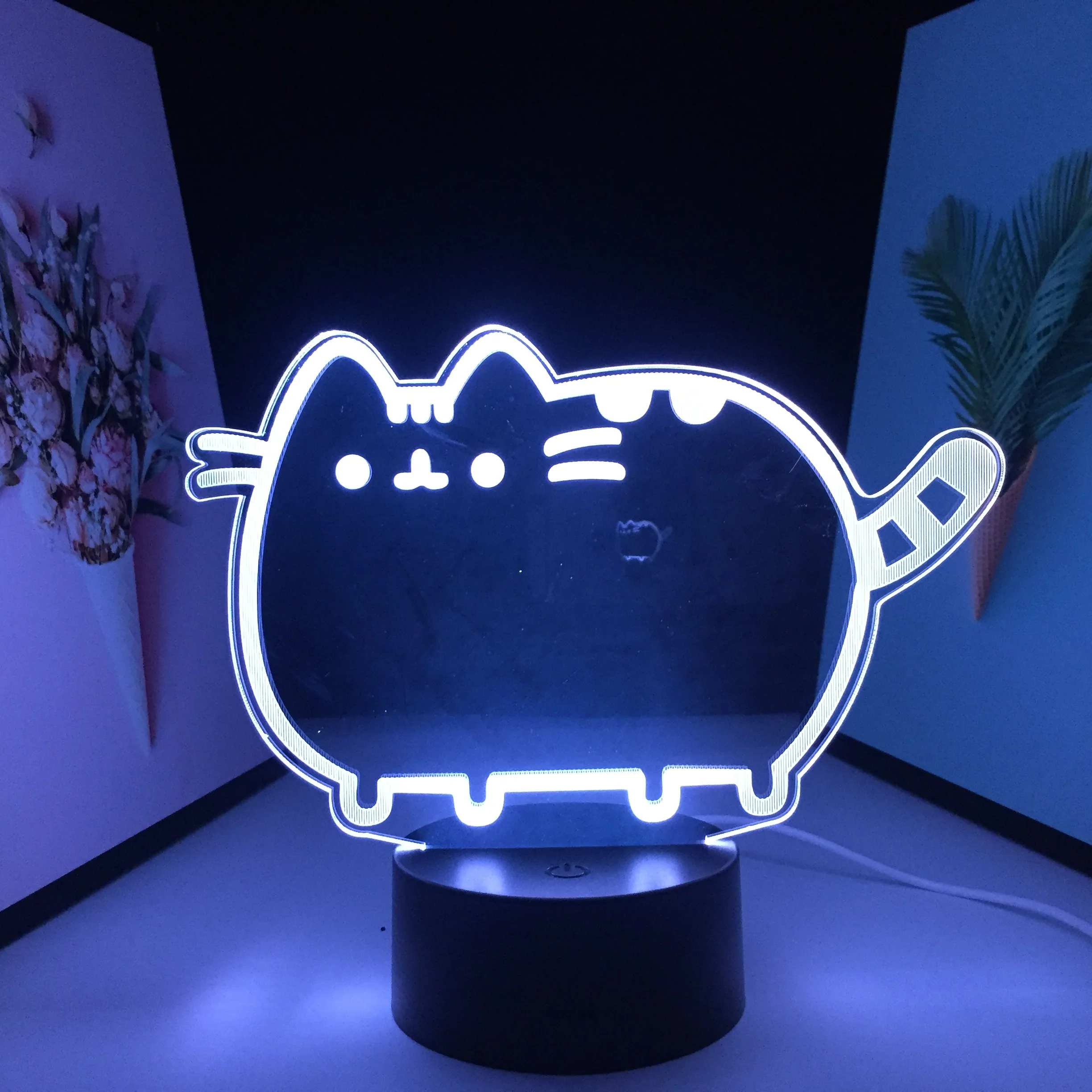 Ночник с аниме Little Fat Cat, 3D светильник с черной основой, Оптическая иллюзия, 7 цветов, с пультом дистанционного управления, акриловая лампа с ...
Ночник с аниме Little Fat Cat, 3D светильник с черной основой, Оптическая иллюзия, 7 цветов, с пультом дистанционного управления, акриловая лампа с ...