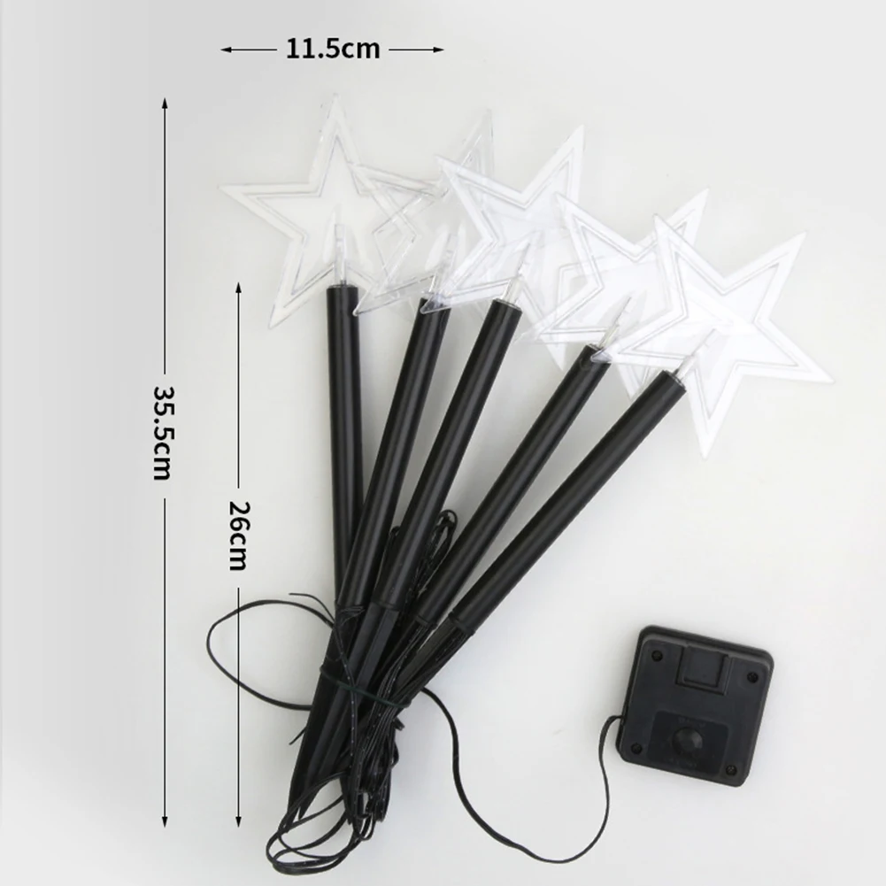 5pcs/set Decoration Light Lawn Decorative Lights Star Led Lights Snowflake Christmas Tree Warm Lights For Garden Decoration
5pcs/set Decoration Light Lawn Decorative Lights Star Led Lights Snowflake Christmas Tree Warm Lights For Garden Decoration