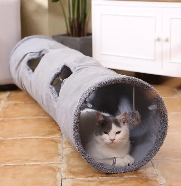 Cat Toy Foldable Crossing Tunnel long Nest Cat Bed Training Educational Pet Toy Suede Breathable Cat Bed Funny Kitten Play Tube
Cat Toy Foldable Crossing Tunnel long Nest Cat Bed Training Educational Pet Toy Suede Breathable Cat Bed Funny Kitten Play Tube