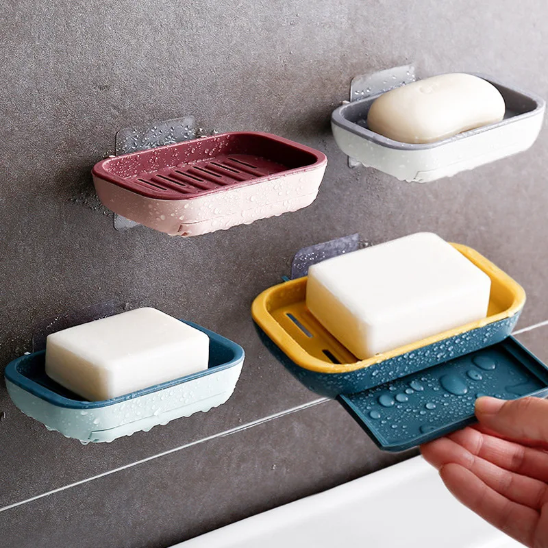 Double-Layer Pull-out Drain Soap Holder Wall Hanging Soap Dish Bathroom Punch-Free Soap Holder Put Soap Dish
Double-Layer Pull-out Drain Soap Holder Wall Hanging Soap Dish Bathroom Punch-Free Soap Holder Put Soap Dish