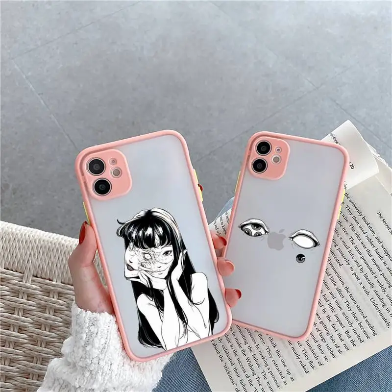 anime cartoon Junji Ito Collection Tees Horror Phone Case Matte for iPhone 7 8 11 12 s mini pro X XS XR MAX Plus cover
anime cartoon Junji Ito Collection Tees Horror Phone Case Matte for iPhone 7 8 11 12 s mini pro X XS XR MAX Plus cover