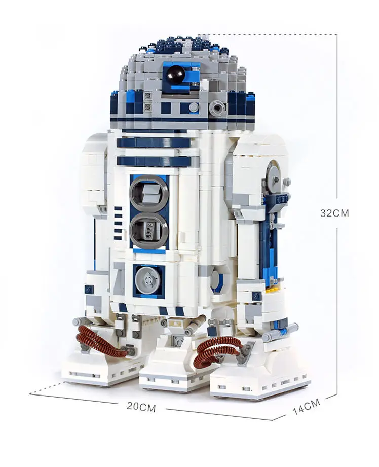 In Stock New 05043 Wars Series R2-D2 Robots Compatible with 10225 Assembly Building Block Toys Bricks Children Toys
In Stock New 05043 Wars Series R2-D2 Robots Compatible with 10225 Assembly Building Block Toys Bricks Children Toys