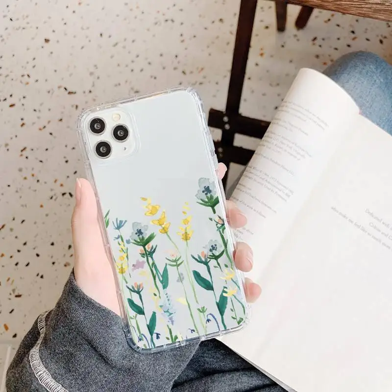 Watercolor plants with flowers Phone Case Transparent soft For iphone 5 5s 5c se 6 6s 7 8 11 12 plus mini x xs xr pro max
Watercolor plants with flowers Phone Case Transparent soft For iphone 5 5s 5c se 6 6s 7 8 11 12 plus mini x xs xr pro max