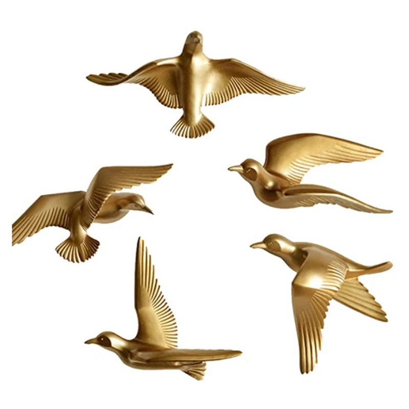 5PCS Seagull Wall Decor Resin Flying Bird Sculpture 3D Wall Art Ornament Decoration Wall Stickers for Home Decor
5PCS Seagull Wall Decor Resin Flying Bird Sculpture 3D Wall Art Ornament Decoration Wall Stickers for Home Decor