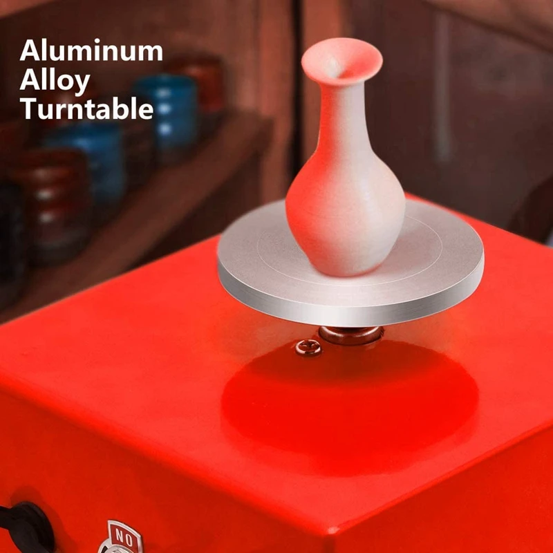 Mini Pottery Wheel, Pottery Machine Electric Pottery Wheel with Pottery Wheel Turntable DIY Clay Tool US Plug
Mini Pottery Wheel, Pottery Machine Electric Pottery Wheel with Pottery Wheel Turntable DIY Clay Tool US Plug