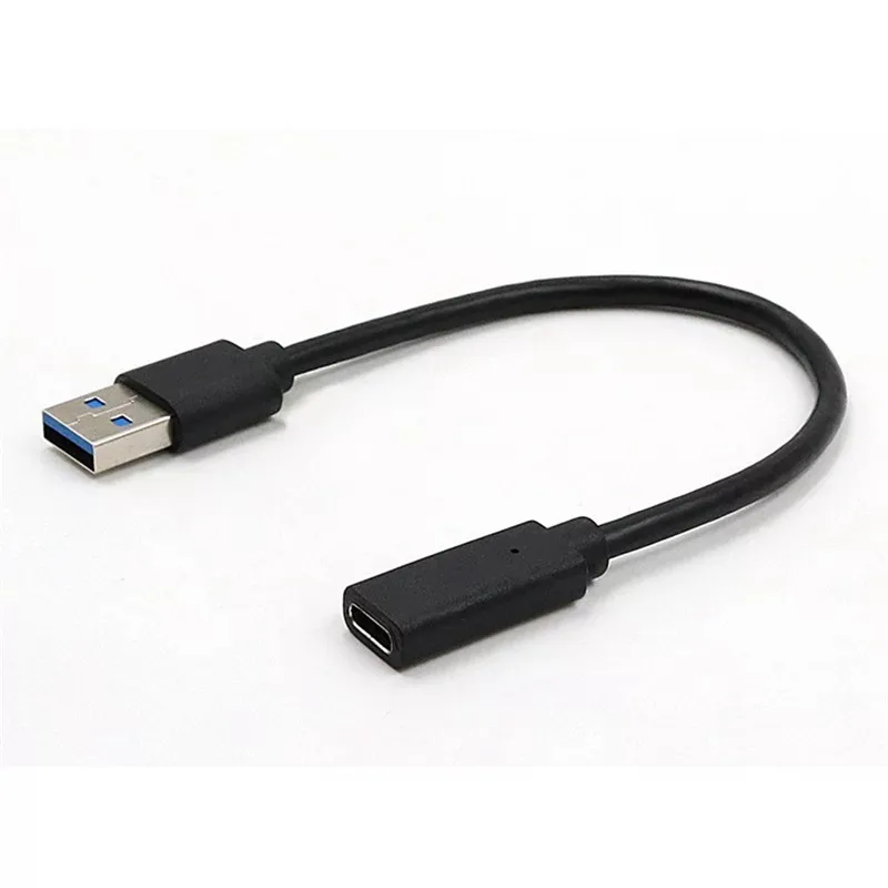 USB 3.0 Type A Male to USB 3.0 Type C Female Gold Plated Connector Converter Adapter (Black) (3ft)
USB 3.0 Type A Male to USB 3.0 Type C Female Gold Plated Connector Converter Adapter (Black) (3ft)