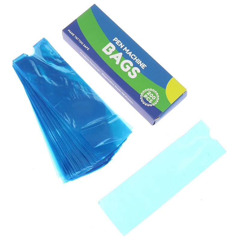 200 шт., одноразовые пакеты для тату-машинки 
200 шт., одноразовые пакеты для тату-машинки