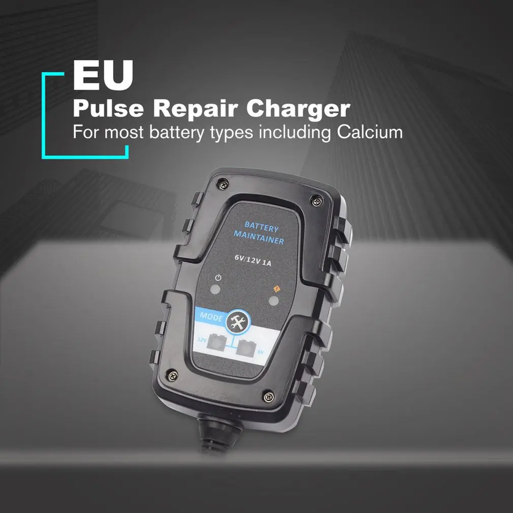 6V 12V 1A Automatic Smart Battery Charger Maintainer For Car Motorcycle Scooter Battery Charger With Quick Connector
6V 12V 1A Automatic Smart Battery Charger Maintainer For Car Motorcycle Scooter Battery Charger With Quick Connector