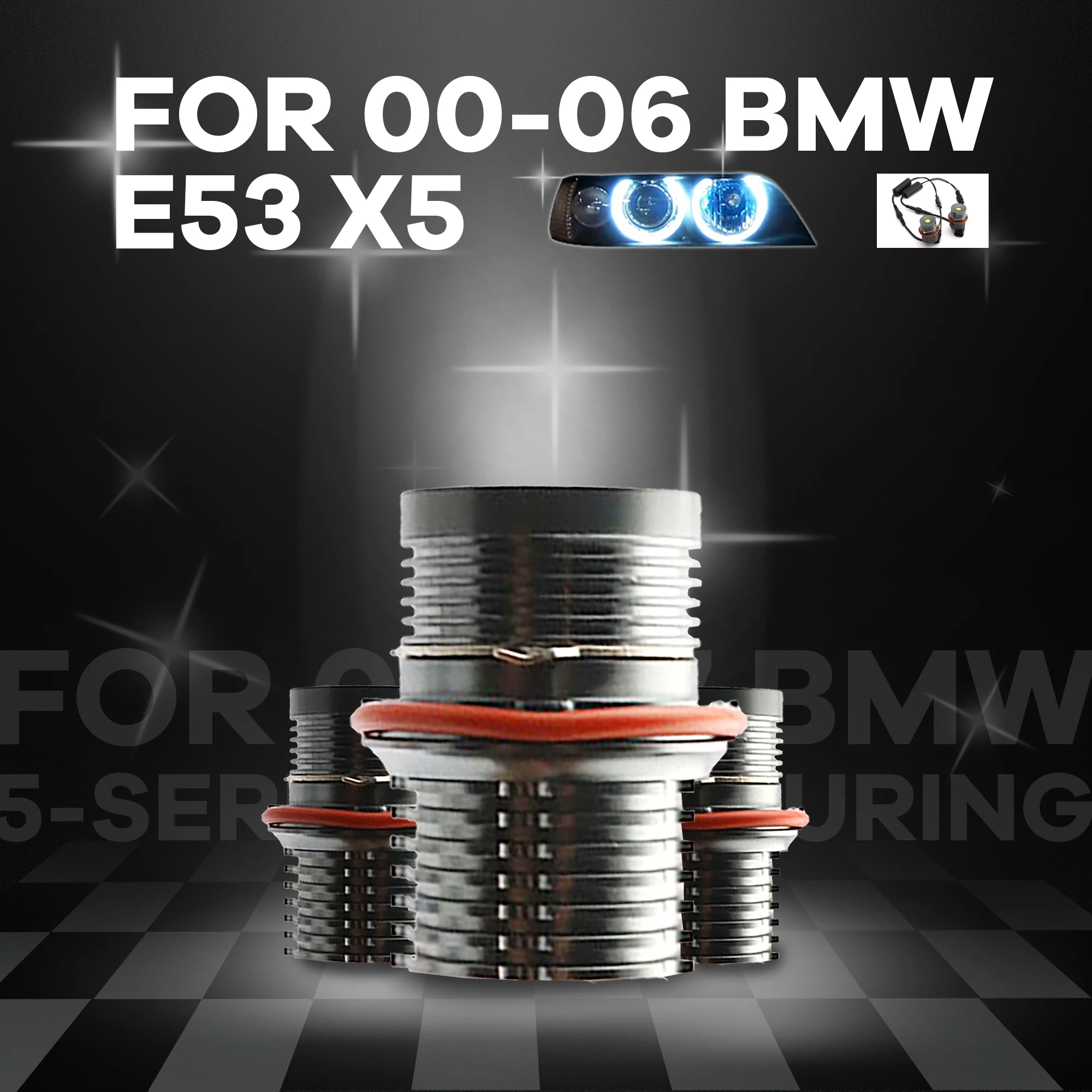 White 2000LM High Power 16 LED IP65 6000K LED angel eyes light LED angel eyes light For BMW E53 X5 2000 2001 2002 2003 2004-2006
White 2000LM High Power 16 LED IP65 6000K LED angel eyes light LED angel eyes light For BMW E53 X5 2000 2001 2002 2003 2004-2006