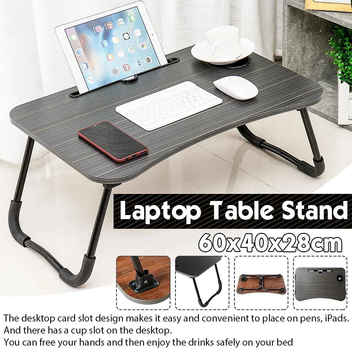 Portable Laptop Desk Foldable Legs Cozy Stand Computer Desks Notebook Table PC Support for Dormitory Bed Desk Study Furniture
Portable Laptop Desk Foldable Legs Cozy Stand Computer Desks Notebook Table PC Support for Dormitory Bed Desk Study Furniture