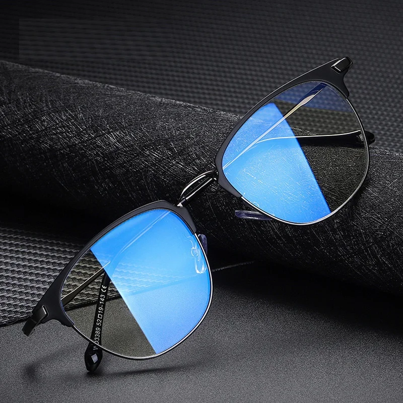 Blue Light Blocking Glasses for Men Computer Reading Grade Eyeglasses Women Metal Frame Eyewear Eye Protection Gaming Lunettes
Blue Light Blocking Glasses for Men Computer Reading Grade Eyeglasses Women Metal Frame Eyewear Eye Protection Gaming Lunettes