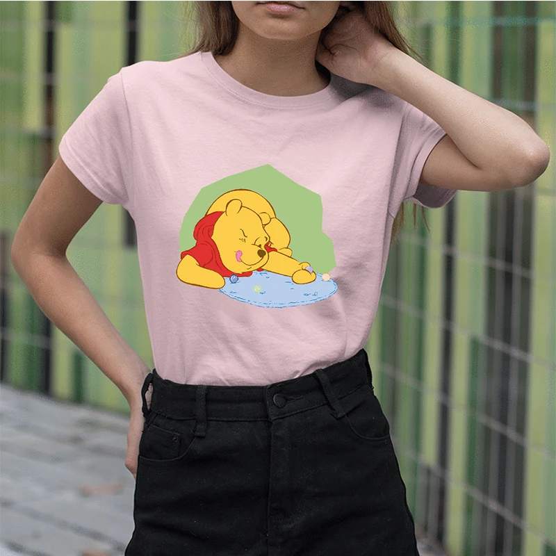 Футболка женская с принтом Винни-Пуха, милая Повседневная Свободная рубашка с короткими рукавами, с круглым вырезом, с принтом пинбола, Disney
Футболка женская с принтом Винни-Пуха, милая Повседневная Свободная рубашка с короткими рукавами, с круглым вырезом, с принтом пинбола, Disney