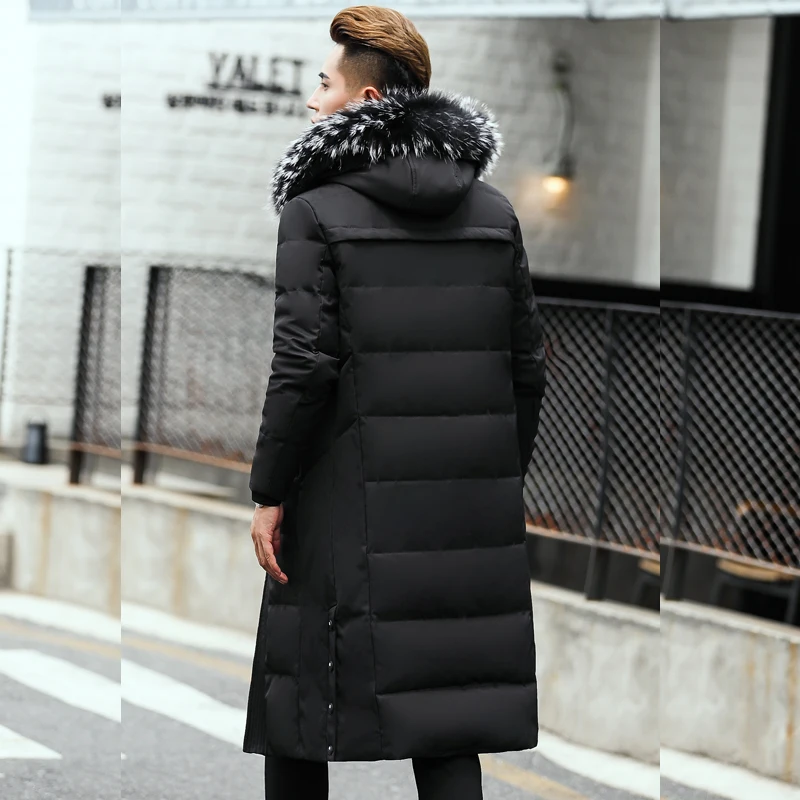 2020 new Thicken warm men's down jacket in winter Classic fashion hooded long white duck down coat Large size M-6XL
2020 new Thicken warm men's down jacket in winter Classic fashion hooded long white duck down coat Large size M-6XL