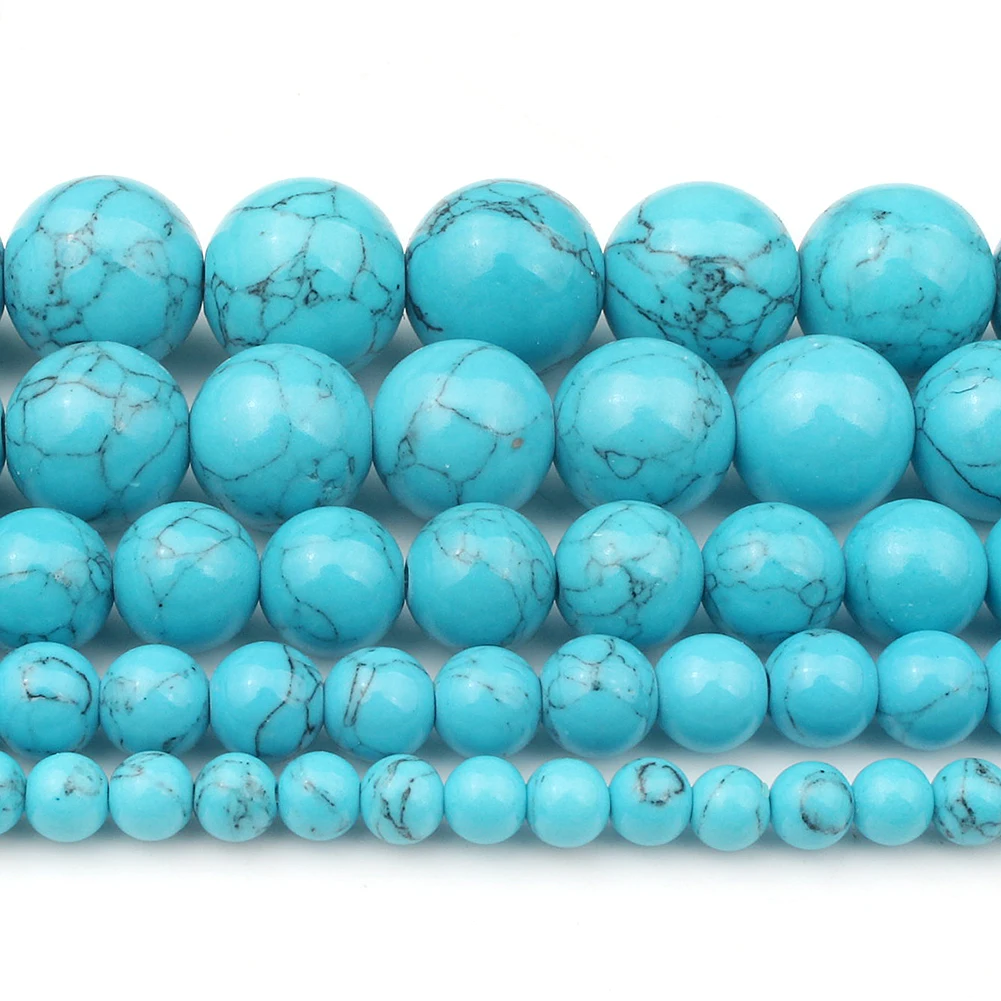 4/6/8/10/12mm Natural Blue Howlite Turquoises Stone Beads For Diy Bracelet Accessories Jewellery Making 15''
4/6/8/10/12mm Natural Blue Howlite Turquoises Stone Beads For Diy Bracelet Accessories Jewellery Making 15''