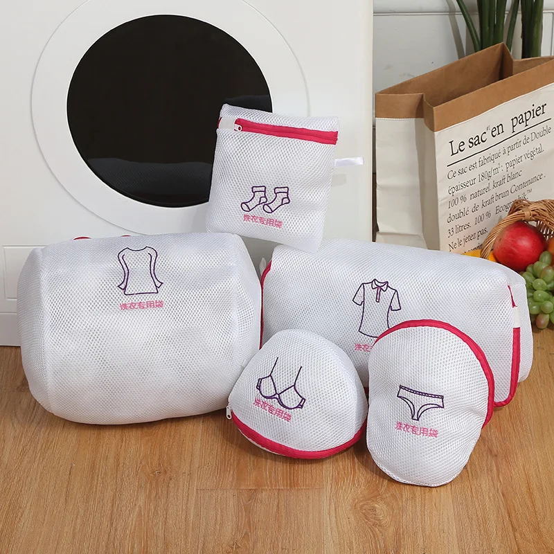 Laundry bag New style Japanese embroidery washing care bag Special coarse mesh clothes washing machine bag wholesale
Laundry bag New style Japanese embroidery washing care bag Special coarse mesh clothes washing machine bag wholesale