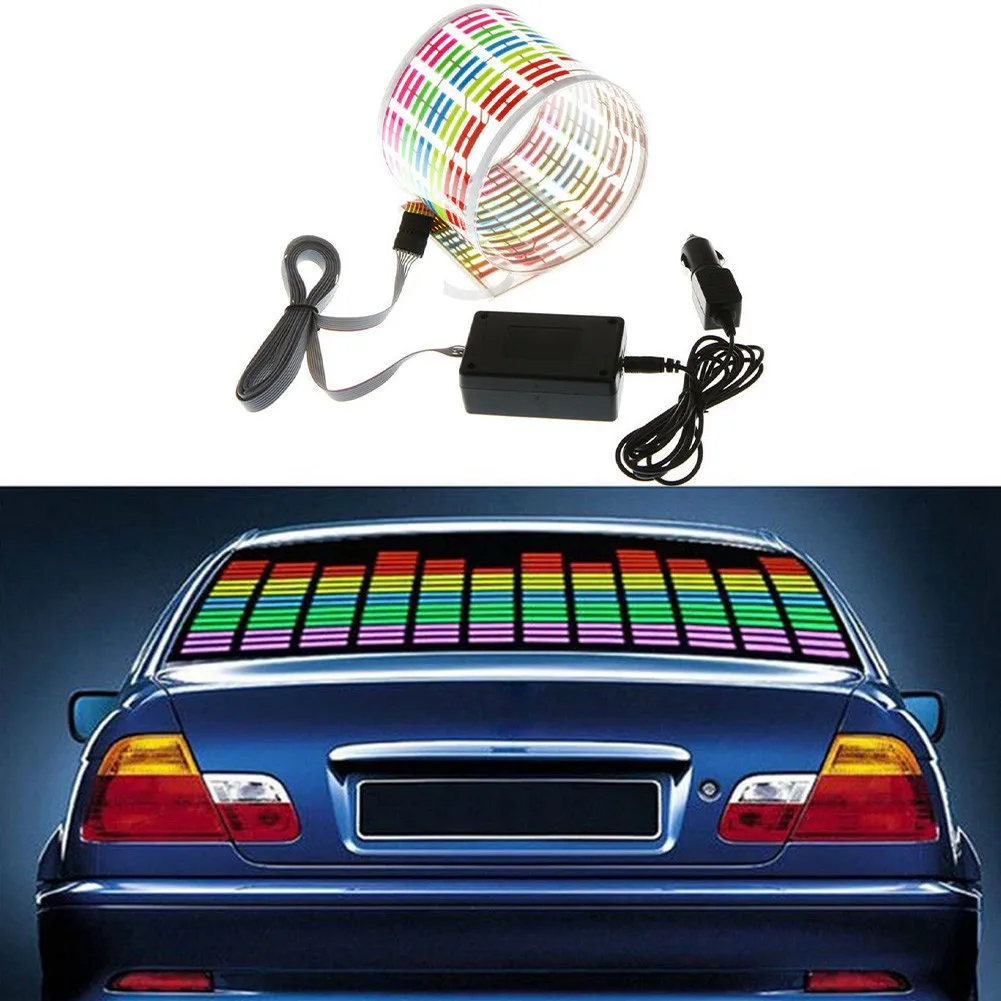 1pc 45X11cm Car Sticker Music Rhythm LED Flash Light Lamp Sound Activated Equalizer Led Music Rhythm Light Audio Decorate Light
1pc 45X11cm Car Sticker Music Rhythm LED Flash Light Lamp Sound Activated Equalizer Led Music Rhythm Light Audio Decorate Light
