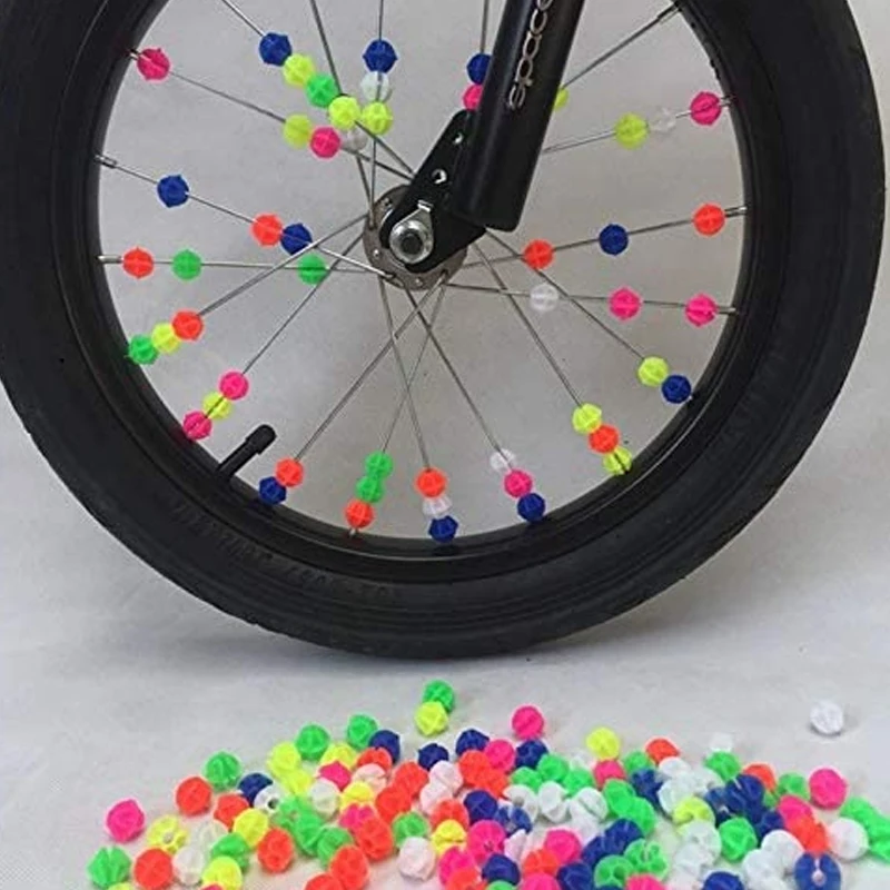 108Pcs Bicycle Round Decorative Colored Beads Spokes Decorations Plastic Cilp Spoke Beads
108Pcs Bicycle Round Decorative Colored Beads Spokes Decorations Plastic Cilp Spoke Beads
