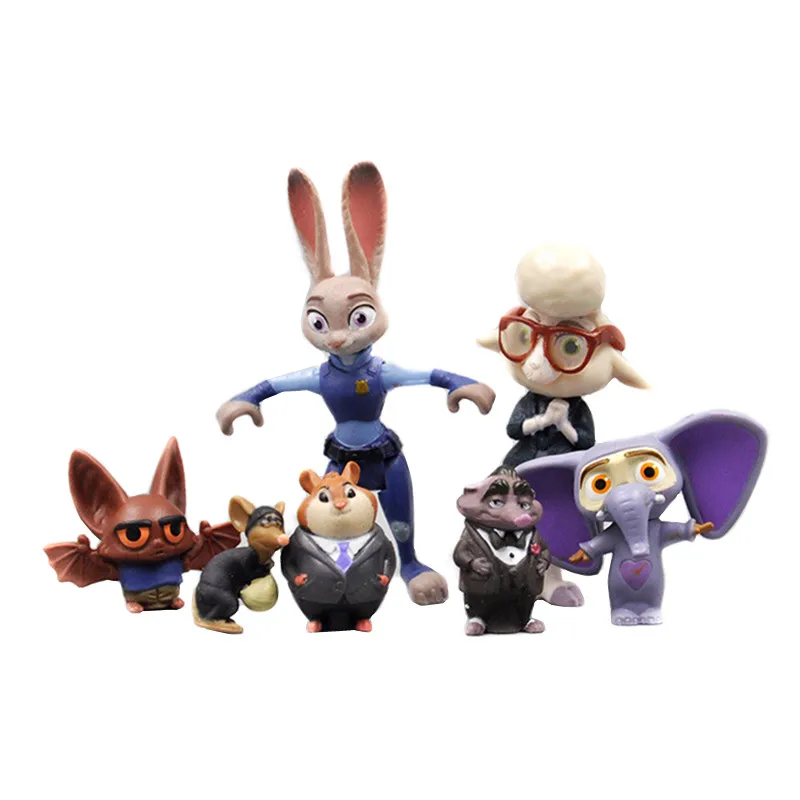 Игрушки Disney Pixar Zootopia мультяшная аниме-фигурка утопия Ник лиса Джуди кукла-модель