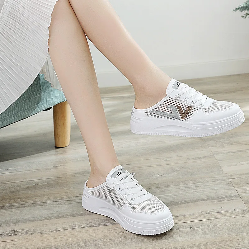Internally increased thick-soled white shoes women's summer 2021 new wild breathable mesh thin platform casual women's shoes
Internally increased thick-soled white shoes women's summer 2021 new wild breathable mesh thin platform casual women's shoes