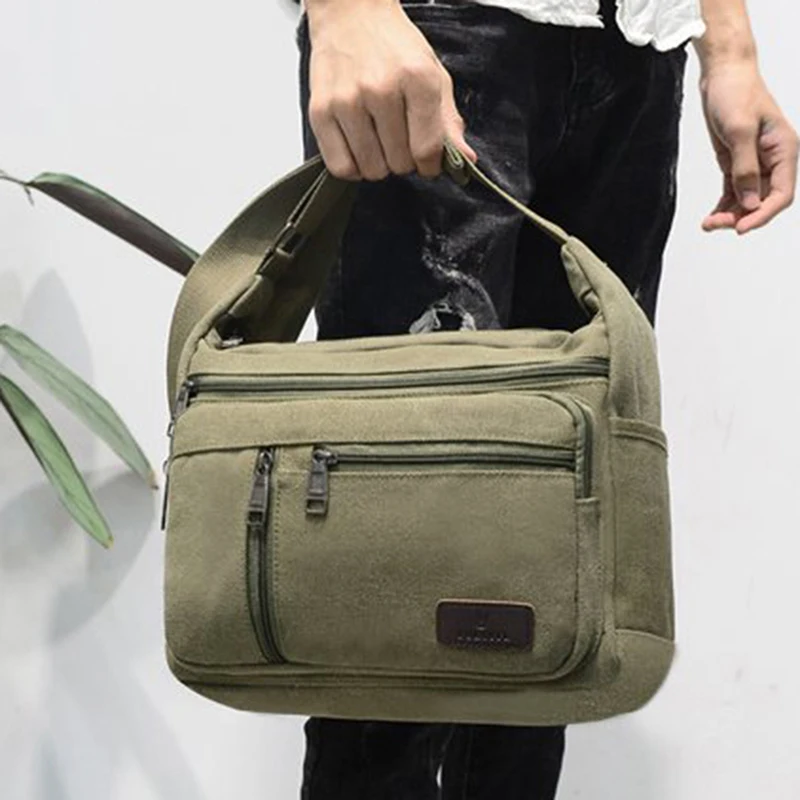 Men Canvas Crossbody Bags Single Shoulder Bags Travel Casual Handbags messenger bags Solid Zipper Schoolbags for Teenagers
Men Canvas Crossbody Bags Single Shoulder Bags Travel Casual Handbags messenger bags Solid Zipper Schoolbags for Teenagers
