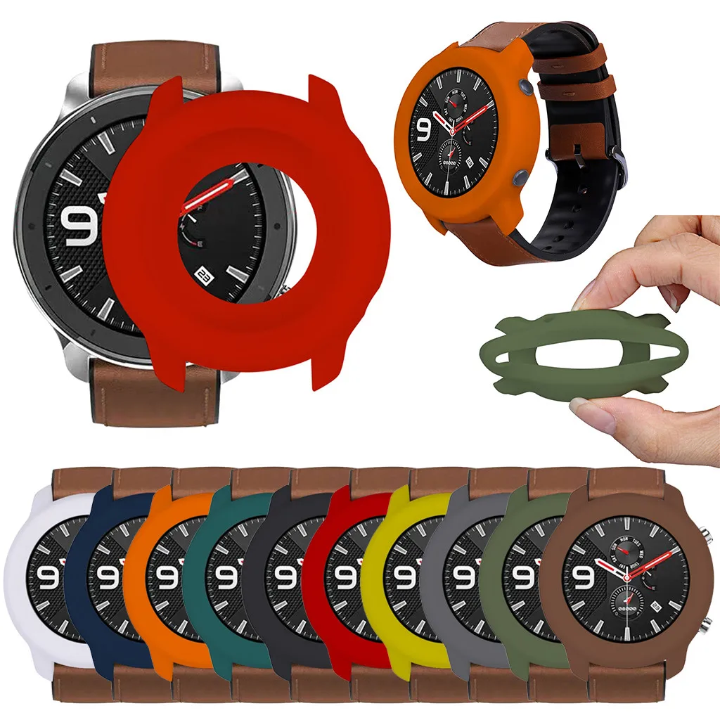 Чехол для смарт часов Huami AMAZFIT GTR Мягкий защитный чехол из ТПУ с покрытием 47 мм