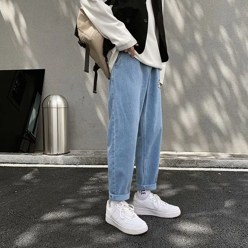 Rainbow denim trousers men's trendy brand loose fall wide-legged Korean style trendy wild pants summer thin straight
Rainbow denim trousers men's trendy brand loose fall wide-legged Korean style trendy wild pants summer thin straight
