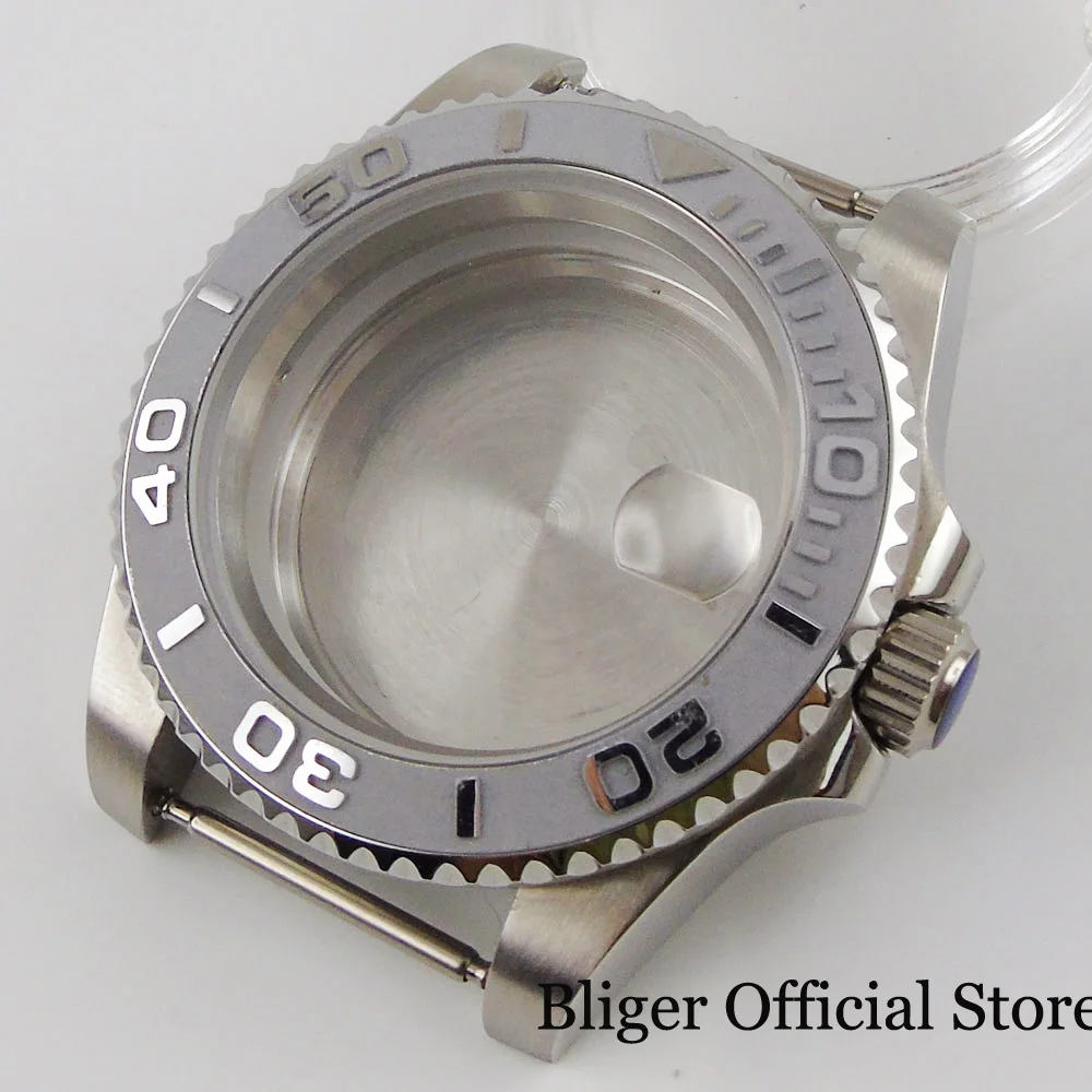 Mental 40mm Watch Case for NH35 NH35A Movement Sapphire Crystal Ceramic Bezel Insert
Mental 40mm Watch Case for NH35 NH35A Movement Sapphire Crystal Ceramic Bezel Insert