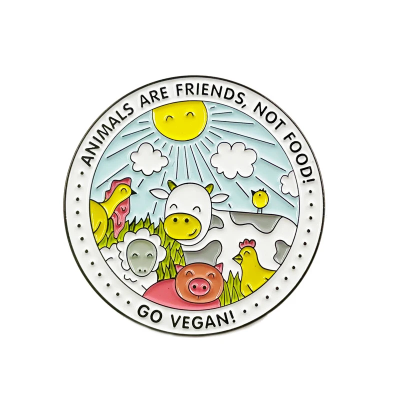 Go Vegan Brooch for Clothes Cute Stuff Badges Animals Pins for Jewelry New Year Gift Backpack Accessories Brooches Lapel Pins
Go Vegan Brooch for Clothes Cute Stuff Badges Animals Pins for Jewelry New Year Gift Backpack Accessories Brooches Lapel Pins
