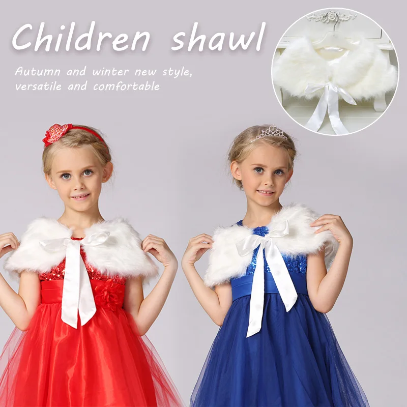 Girls Winter Fur Capes Short Coat Baby Girls Wedding Party Faux Fur Bolero Stole Warm Cloak Cape Kids Shawls Jacket Cloak
Girls Winter Fur Capes Short Coat Baby Girls Wedding Party Faux Fur Bolero Stole Warm Cloak Cape Kids Shawls Jacket Cloak