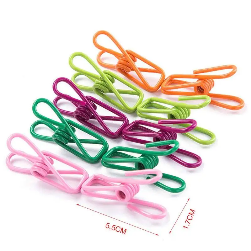 10 Sets Of Color Random Multi-purpose Steel Clip Portable Photo Travel Storage Clothes Sealing Clothespins Clip I3N3
10 Sets Of Color Random Multi-purpose Steel Clip Portable Photo Travel Storage Clothes Sealing Clothespins Clip I3N3
