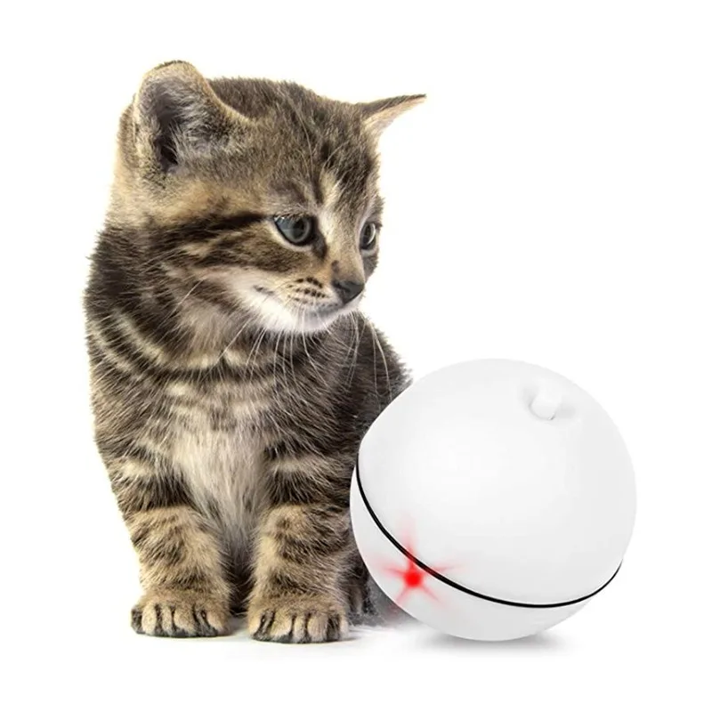 Smart Interactive Cat Toy Interactive Cat Toys Ball Smart Automatic Rolling Kitten Toy Buit-in Spinning LED Light Gift for Kitty
Smart Interactive Cat Toy Interactive Cat Toys Ball Smart Automatic Rolling Kitten Toy Buit-in Spinning LED Light Gift for Kitty