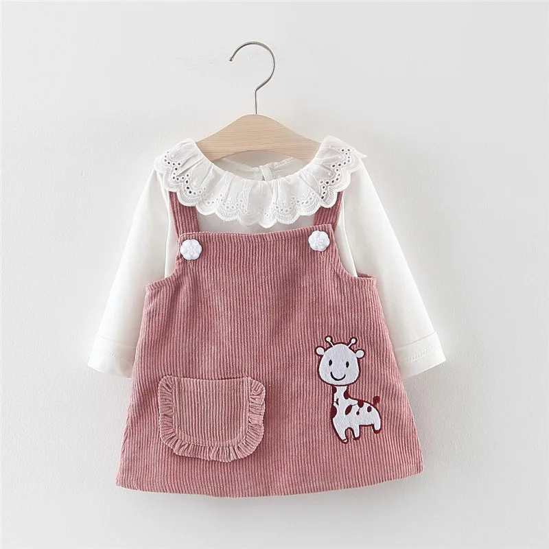 Newborn Girls Clothing Set Bibs Pants+ Long Sleeve White T-shirts 2pcs Sets Cute Animal Giraffe Clothes Baby Warm Overalls
Newborn Girls Clothing Set Bibs Pants+ Long Sleeve White T-shirts 2pcs Sets Cute Animal Giraffe Clothes Baby Warm Overalls