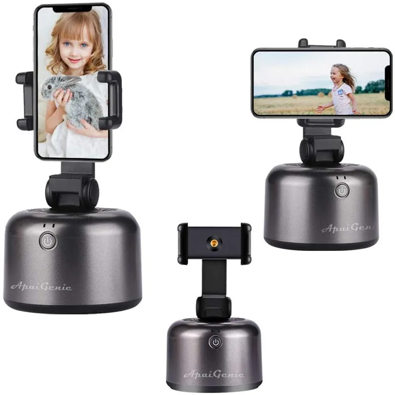 360° Rotation Smart Selfie Stick Auto Face Object Tracking Camera Tripod Holder Smart Shooting Phone Mount for Photo Live Video
360° Rotation Smart Selfie Stick Auto Face Object Tracking Camera Tripod Holder Smart Shooting Phone Mount for Photo Live Video