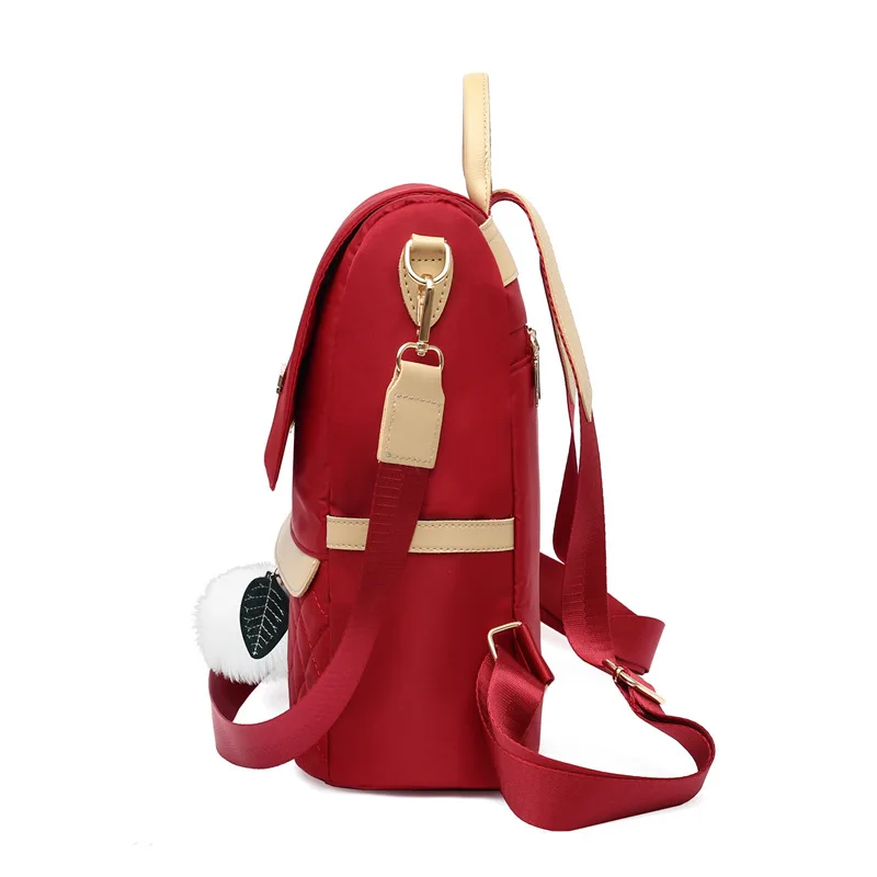 Модный Однотонный женский рюкзак Mochila для покупок дорожная сумка с защитой от