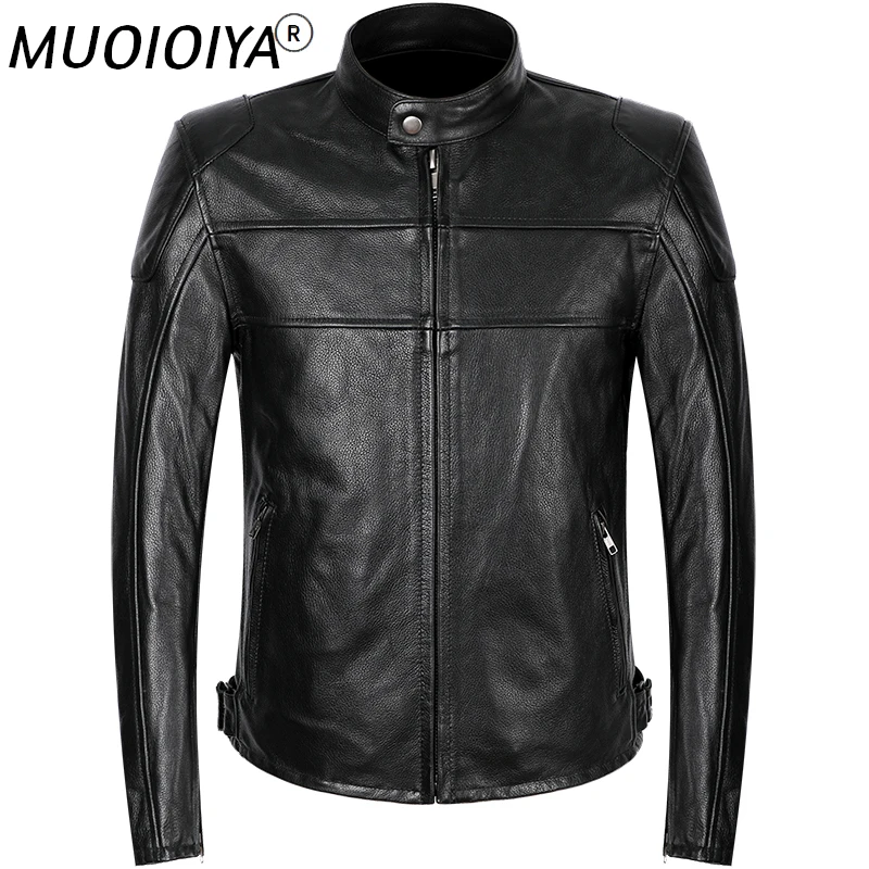New Motorcycle LeatherJacket Top Layer Genuine Cowhide Coat Men's Motorcycle Leather Jacket
New Motorcycle LeatherJacket Top Layer Genuine Cowhide Coat Men's Motorcycle Leather Jacket