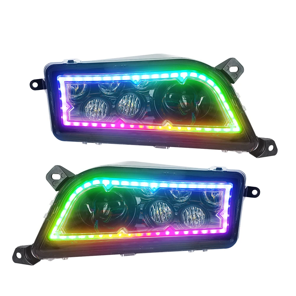 2021 New Arrival High Quality Headlamp RGB Blue-tooth Control Led Headlight for RZR XP TURBO ATV Assembly Set
2021 New Arrival High Quality Headlamp RGB Blue-tooth Control Led Headlight for RZR XP TURBO ATV Assembly Set