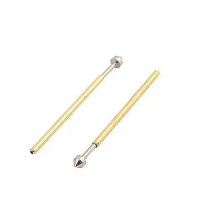 10pcs P50-E3 0.68mm Dia 16.8mm Length Metal Spring Pressure Test Probe Needle
