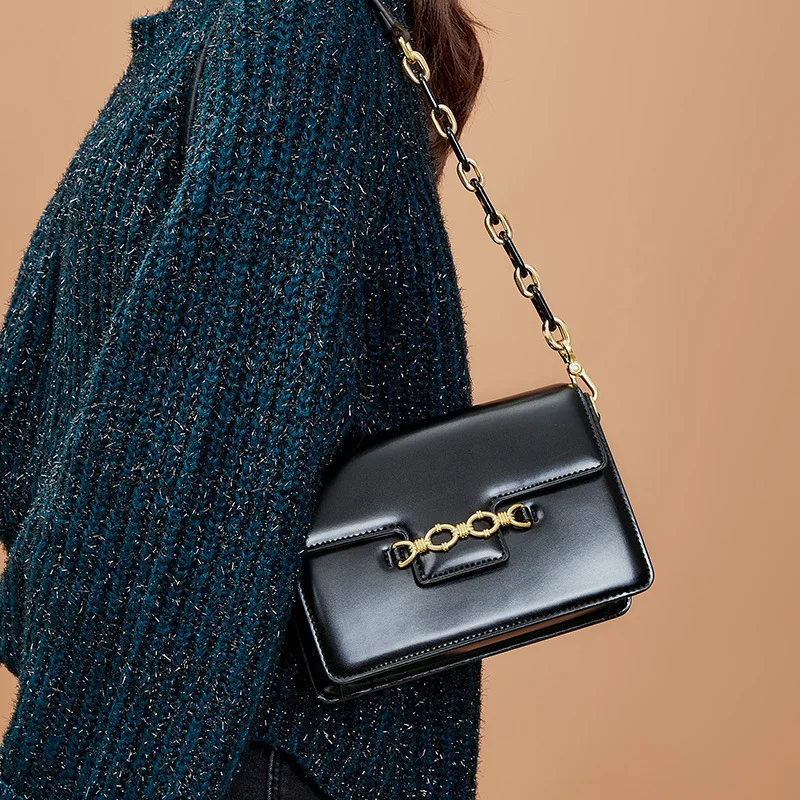 Leather Women Bag Chain Cowhide Small Square Leather Lady One Shoulder Shoulder Satchel
Leather Women Bag Chain Cowhide Small Square Leather Lady One Shoulder Shoulder Satchel